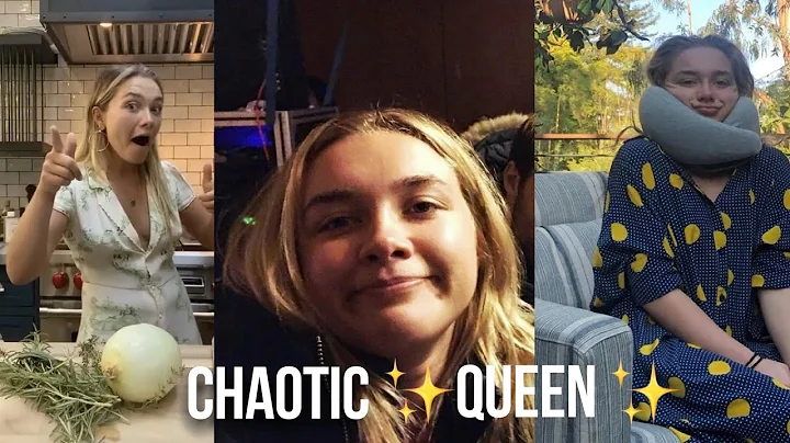 Florence Pugh being a funny chaotic queen for 6 mi...