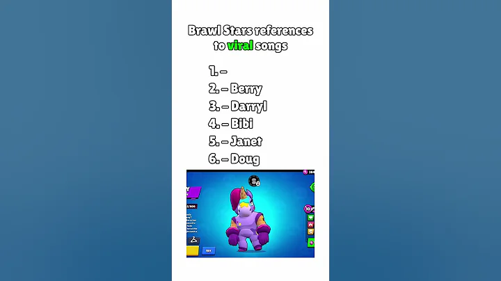 Brawl Stars references to viral songs!! | #brawlstars