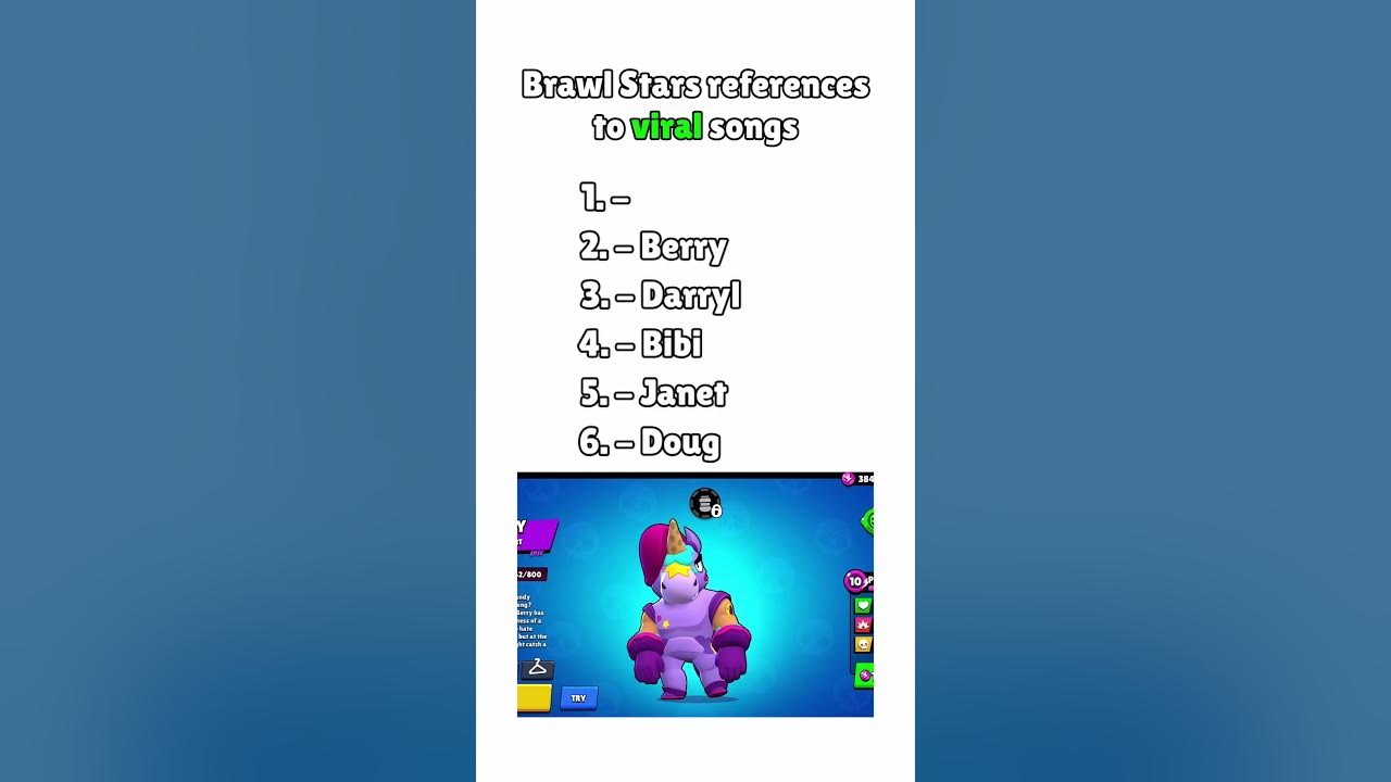 Brawl Stars references to viral songs!! | #brawlstars Brawl Stars references to viral songs!! | #brawlstars
