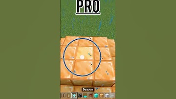 Noob vs pro vs hacker beacon #minecraftshorts