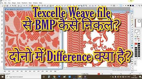 How to get BMP from Texcelle Weaving design | Texcelle Weave Design | Jacquard Design | Textile