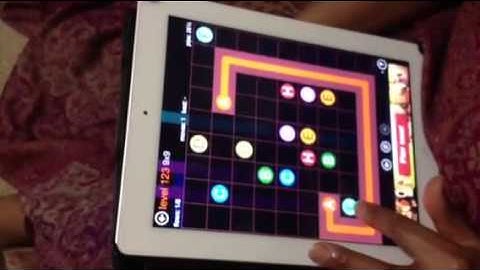 Flow Free level 123 9x9