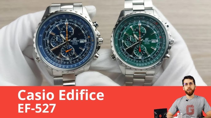 Casio EF527D-3AVUEF Watch Review - YouTube