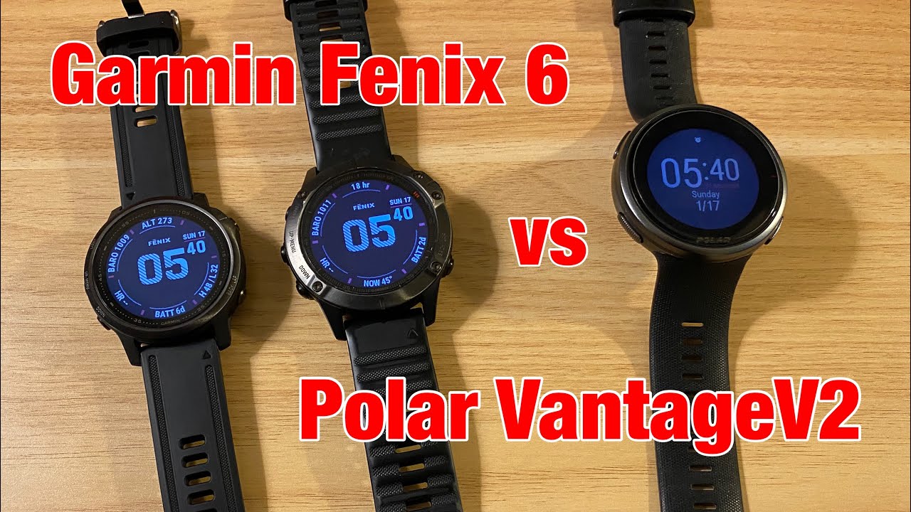 krydstogt Hotel Forbedring Garmin Fenix 6/6S vs Polar Vantage V2 for CrossFit/HIIT Training  FitGearHunter.com - YouTube