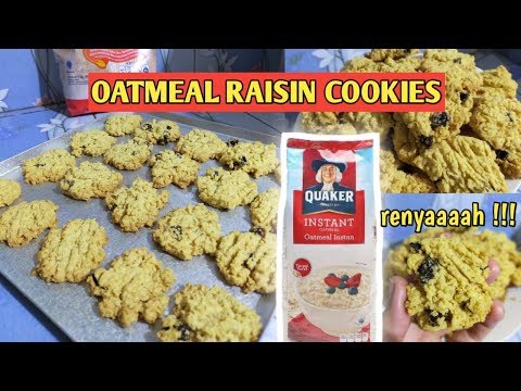 Video: Cara Membuat Kismis Oatmeal Dan Biskut Kacang