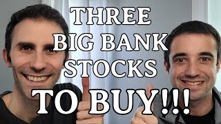 THREE BIG Banks to BUYNOW | 20% Dividend Increase | Fed Raises Interest Rates | Stocks to BUY