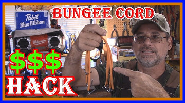 HOW TO MAKE A BUNGEE CORD -  BUNGEE CORD HACKS   - HOMEMADE BUNGEE CORDS  SO EASY  AND REAL CHEAP