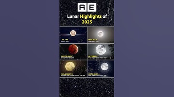 Full Moon Calendar 2025 | Supermoons, Blood Moon & Lunar Eclipses #science #spaceexploration