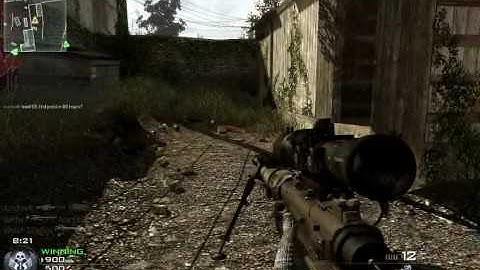 Modern Warfare 2: Team Deathmatch @ Overgrown with Intervention. Final score 31 - 5.