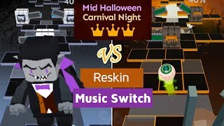 Rolling Sky Mid-Halloween Carnival Vs Carnival Night Reskin/Music Switch