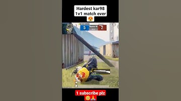 Hardest kar98 1v1 match ever 😍#part3 #shorts #bgmi #bgmishorts #ytshorts #trending #viral