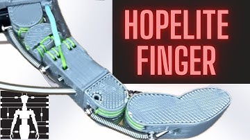 HOPELite: Open-source, DIY, humanoid robots: First Finger Draft