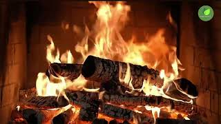 Sleep by the Fireplace: Crackling Fire, Winter Ambience & Original Piano Music (4K ASMR)