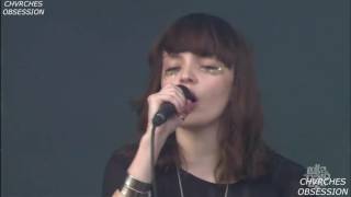Chvrches at Lollapalooza We Sink live HD Chicago 2014