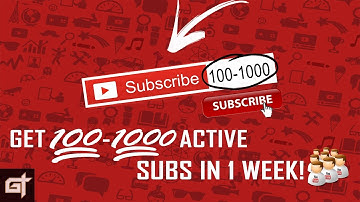 How To Get Your First 100 Subscribers On YouTube In 1 Week.How To Get Your First 100 Subs Fast!!