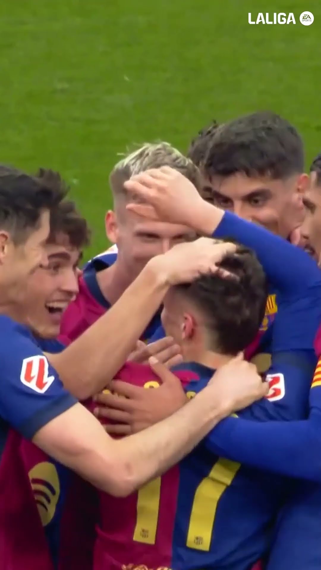 A kiss to build a dream on ? #fcbarcelona #laligahighlights #shorts
