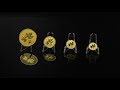 The official gold maple leaf set 2021 by royal canadian mint