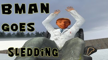 BMan goes Sledding in Garry