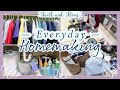 Everyday Homemaking | Get It All Done With Me  2021| Organize Declutter & Cook With Me