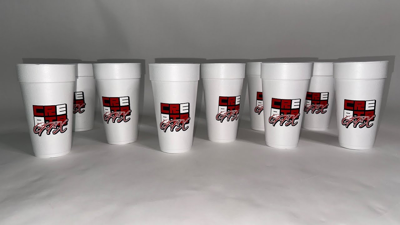 How To: Make/Print Custom Styrofoam Cups 2.0 Silhouette Cameo