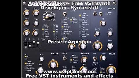 Analog Galaxy - Free VST plugin synthesizer - vstplanet.com