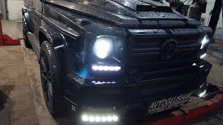 🚙MERCEDES-BENZ Gelandewagen G500 5.0 V8 🛠Локальный ремонт выхлопной системы BRABUS