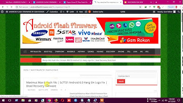 Maximus Max 6 Flash File | Sc7731 Android 6.0 Hang On Logo Fix | Dead Recovery Firmware