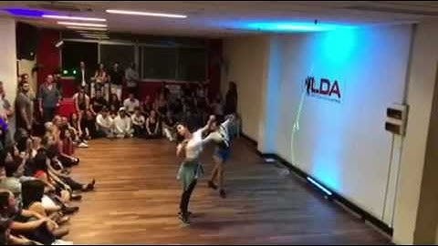 Alana Jess debut zouk shines at the LDA I love bachata/zouk social night 2016