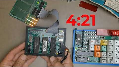 {108} MCS-85+ v1.1.  4-chip, 8085 Single Board Computer,  version 1.1 changes