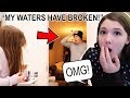 "MY WATERS HAVE BROKEN!" - PREGNANCY PRANK!