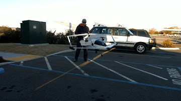 Proto12 being tested outdoors for hover test and slow translations.