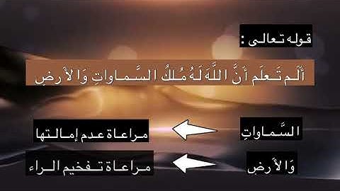 تعليم سورة البقرة آية 107 د جمال القرش