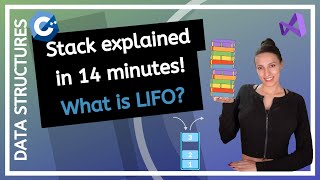 What is STACK data structure in C++? What is LIFO? STL Stack explained in 14 mins! DATA STRUCTURES