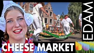 The cheese market at Edam - Holland Holiday Resimi