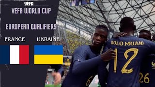France 2-1 Ukraine | World Cup European Qualifier | Group B