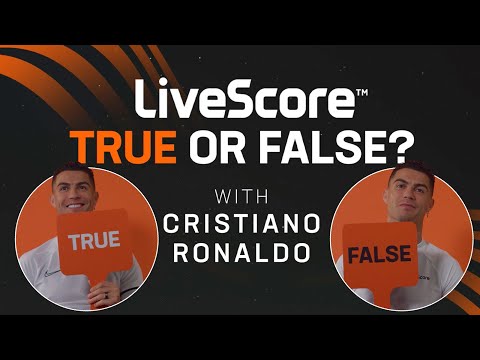 Cristiano Ronaldo plays True or False 🟢🔴