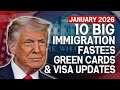 US Visa Update 2026: Green Card Procesing Updates Visa Bulltin Chages &amp; Student Work Option Explaied
