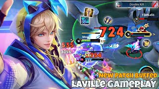 Laville Dragon Lane Pro Gameplay | New Patch Buffed | Arena of Valor Liên Quân mobile CoT