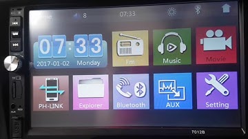 How to Change date in Double din 7012B Head Unit