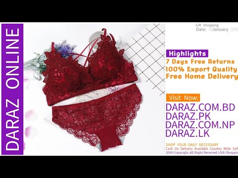 Daraz Sexy Bra Panty Set Collection 