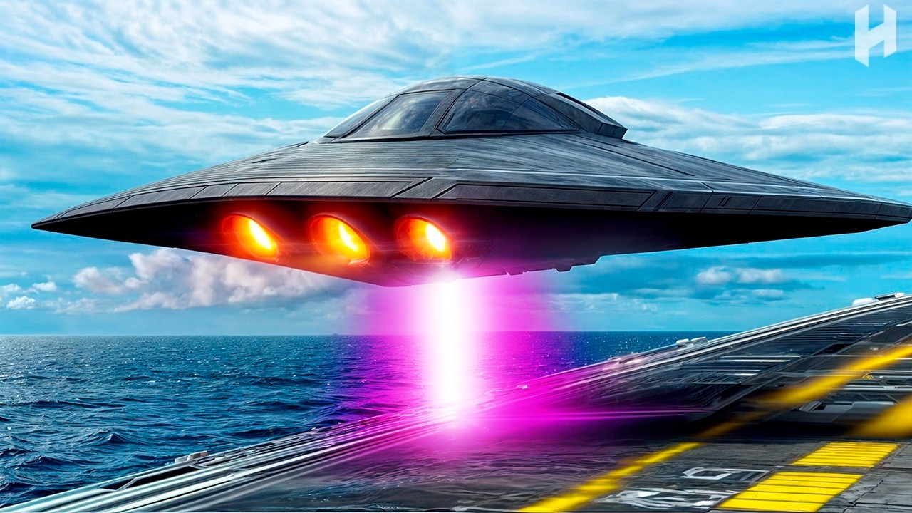These US Air Force Invisible UFO Aircraft Defies All Physics!