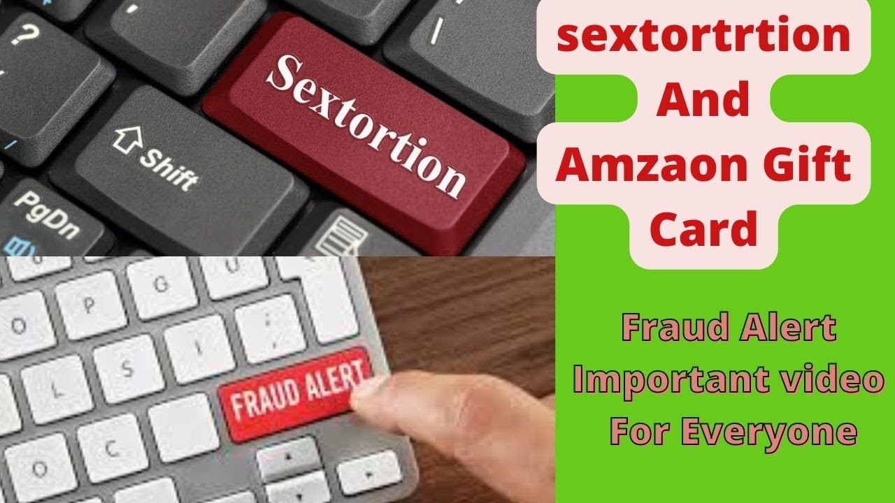 Curated visual reference: Picture Idea: Sextortion Scam Amazon Gift Card Scam Cyber Crime