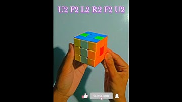 How To Make Hi Ohio Pattern On 3×3 Rubik Cube #viral #shortsbeta #shortvideo