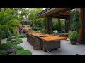 Contemporary Outdoor Kitchen and Dining Ideas for Luxury Small-Space IKEA-Inspired
