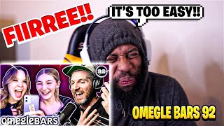 MY GOODNESS!!! THAT SLAPPED!!! | Harry Mack Omegle Bars 92 (REACTION)