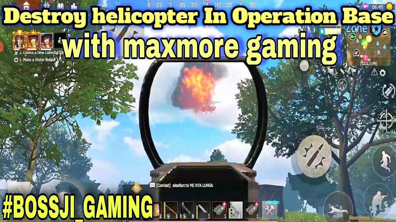 DESTROY HELI IN OPERATION BASE|LDRS|LIOS|