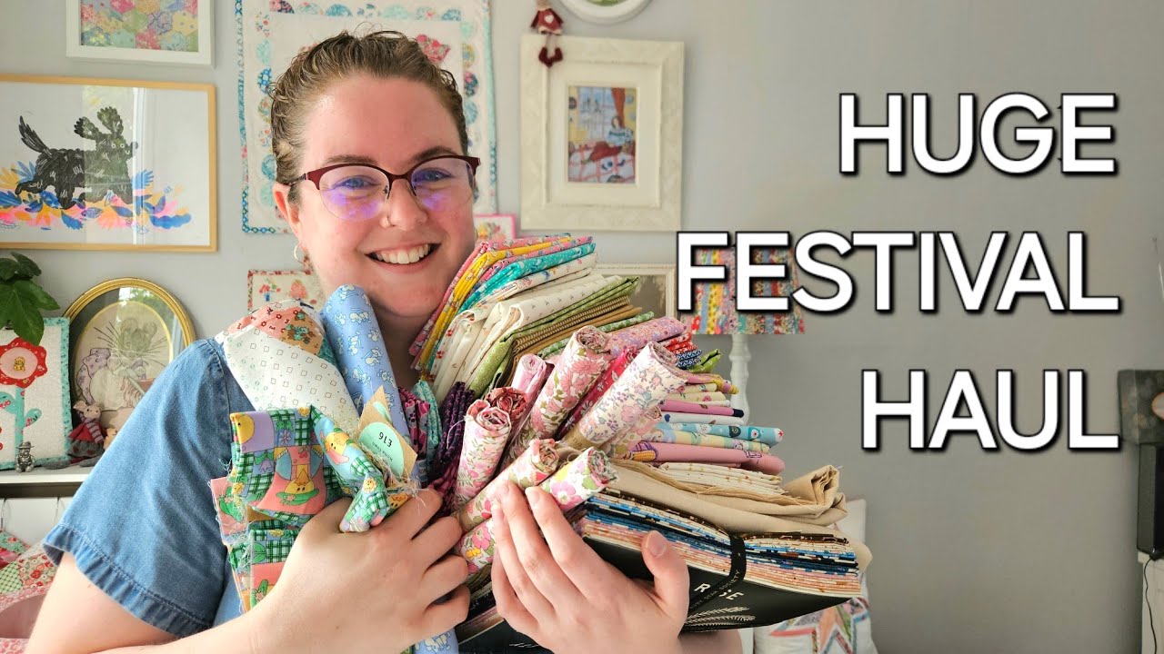 FESTIVAL OF QUILTS HAUL | 2024 | Fabrics Galore!