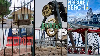 Blackpool Pleasure Beach Closed Season & Aviktas Construction Update | 25th January 2025