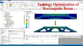 Topology Optimization of Rectangular Beam in ANSYS