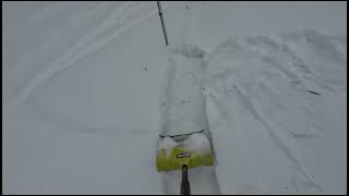 Ryobi 18V Snow Shovel vs Michigan Winter!